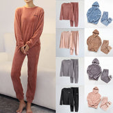 Coral fleece couple pyjamas - NoirPyjamas